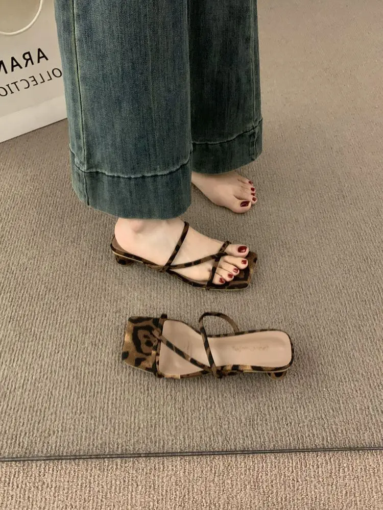 Women Leopard Print Flip Flops Summer 2025 — feature 4