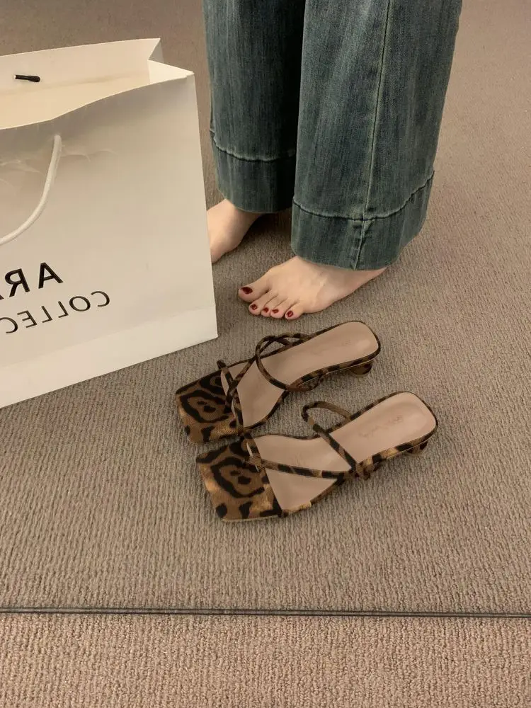 Women Leopard Print Flip Flops Summer 2025 — feature 6