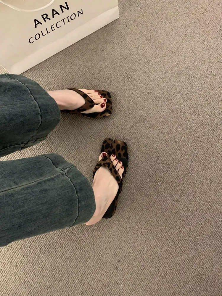 Women Leopard Print Flip Flops Summer 2025 — feature 7