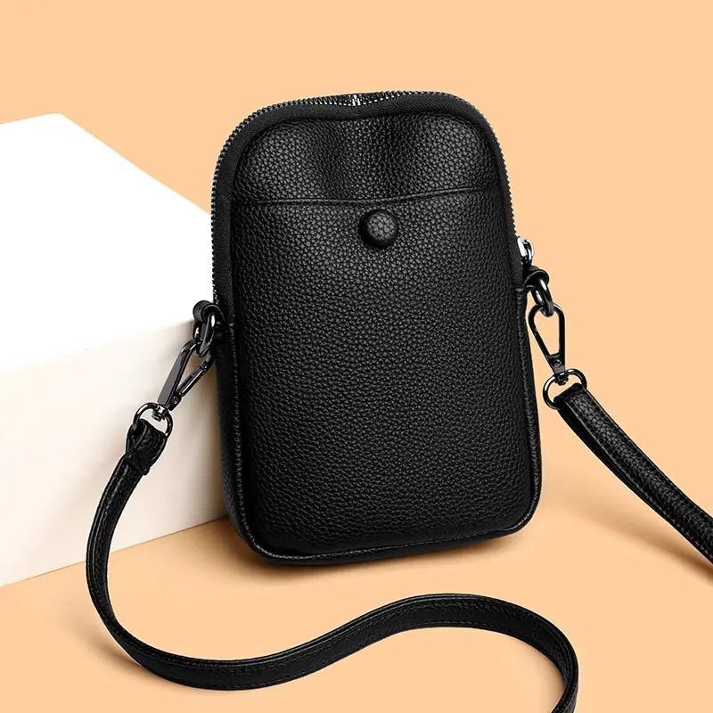 Black Crossbody Bag for Women 2026 Multi-Pocket Commute - Image 3
