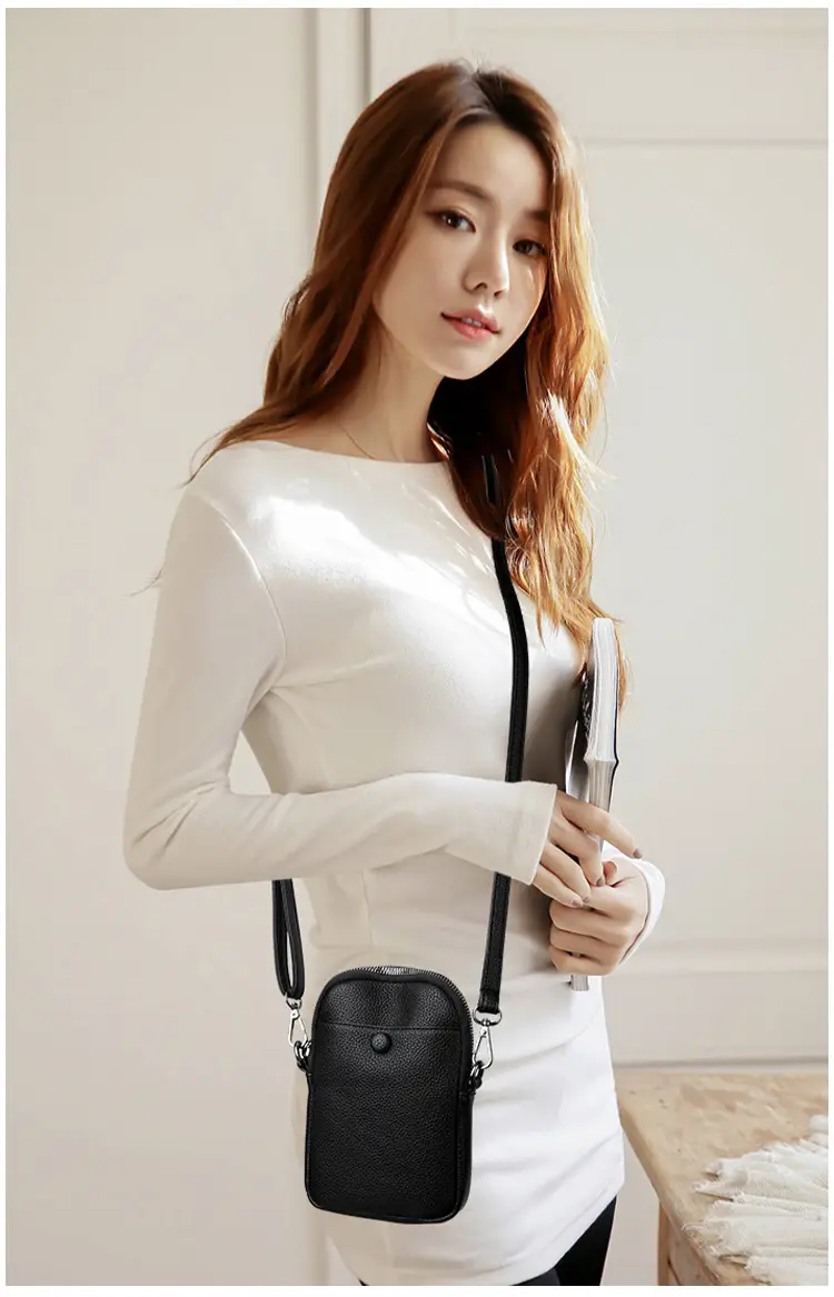 Black Crossbody Bag for Women 2026 Multi-Pocket Commute — feature 11