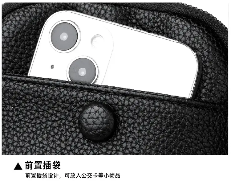 Black Crossbody Bag for Women 2026 Multi-Pocket Commute — feature 19