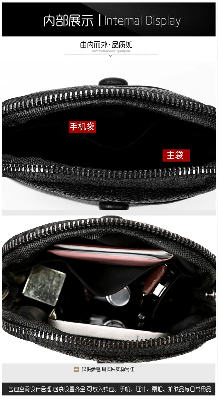 Black Crossbody Bag for Women 2026 Multi-Pocket Commute — feature 23