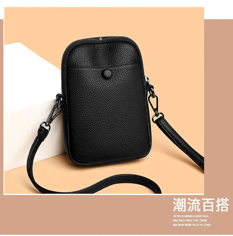 Black Crossbody Bag for Women 2026 Multi-Pocket Commute — feature 7