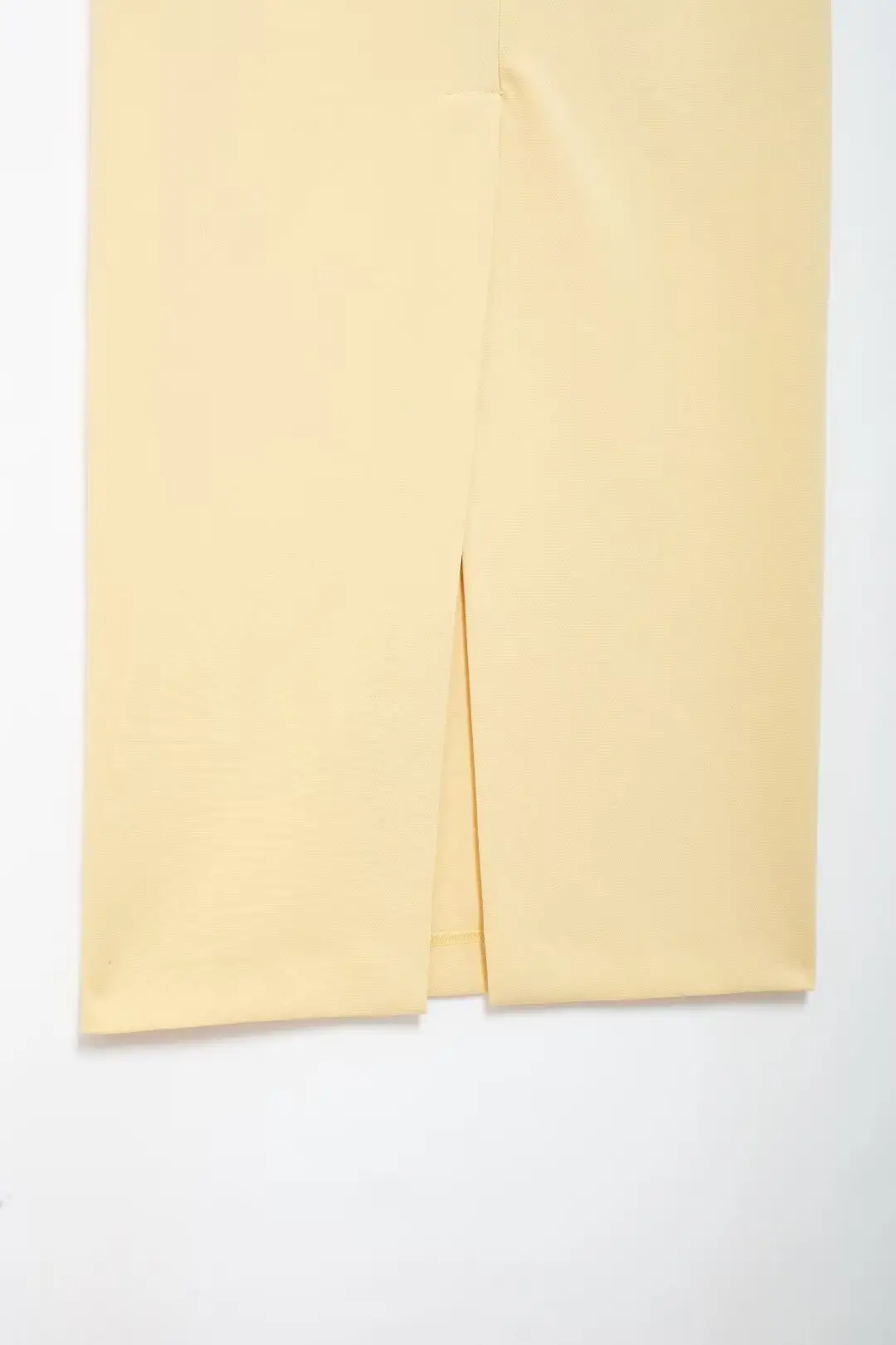 Women's High Waist Slim Skirt Beige Belted — feature 12