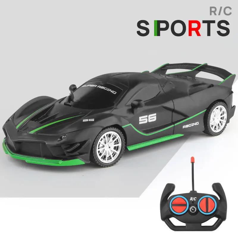 Cross-Border 1:18 Four-Way Remote Control Car Wireless High-Speed Drift Racing Children's Electric Toy Car Model Wholesale