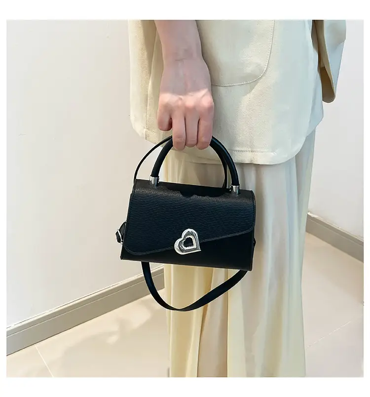 2025 Summer Crossbody Bag Brown Beige Herringbone Design — feature 14