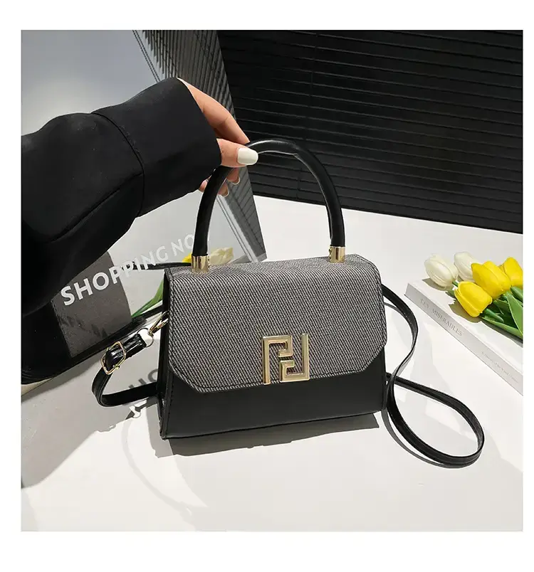 2025 Korean Style Women's Shoulder Bag White Blue — feature 24