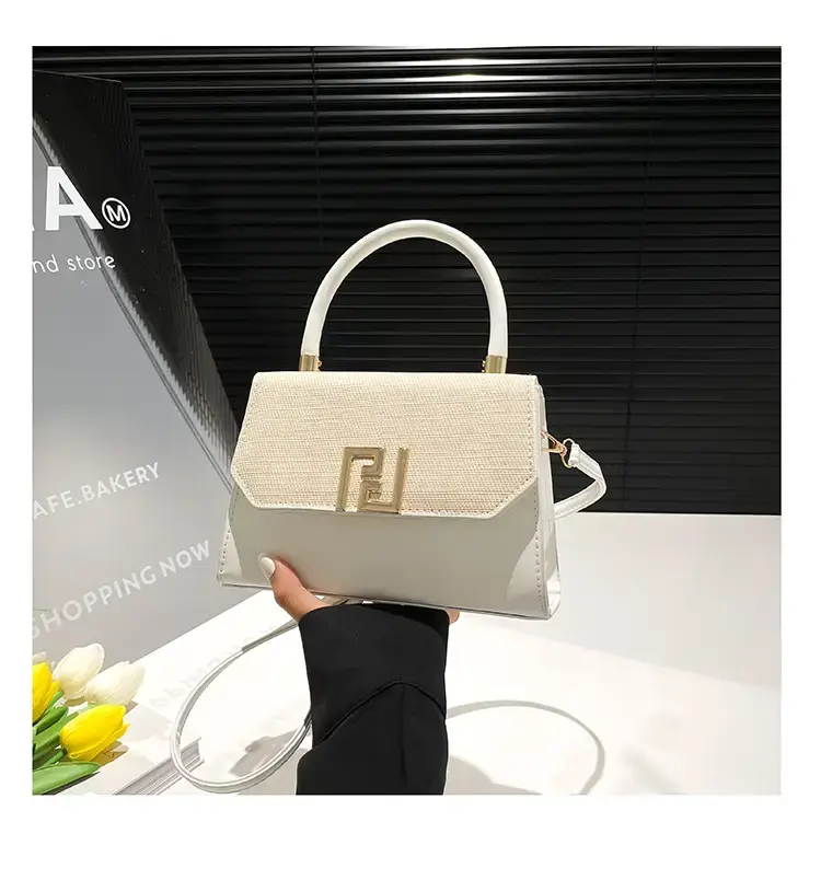 2025 Korean Style Women's Shoulder Bag White Blue — feature 25