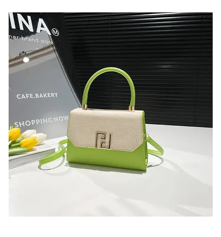 2025 Korean Style Women's Shoulder Bag White Blue — feature 26