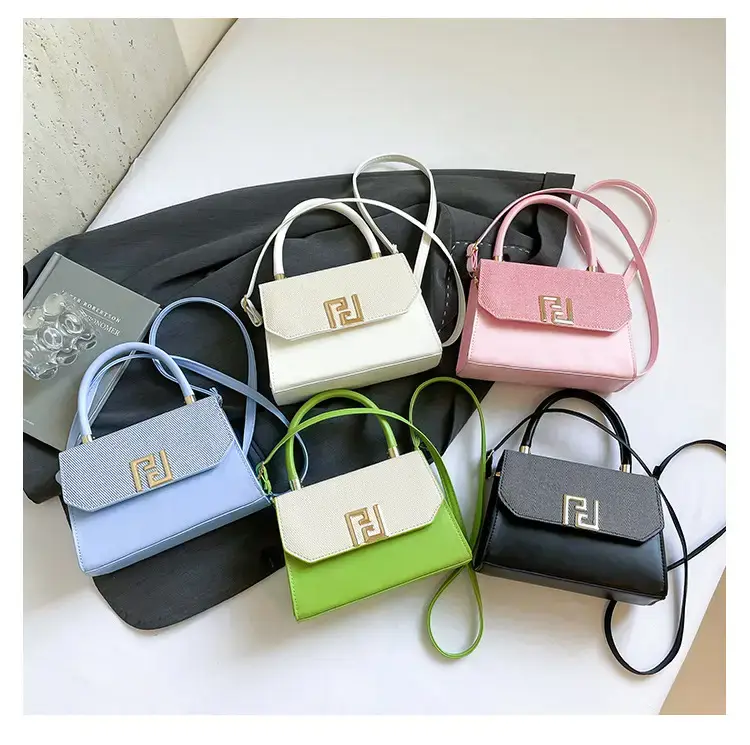 2025 Korean Style Women's Shoulder Bag White Blue — feature 7