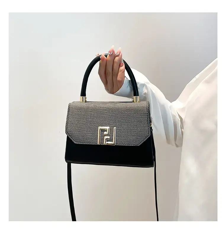 2025 Korean Style Women's Shoulder Bag White Blue — feature 9