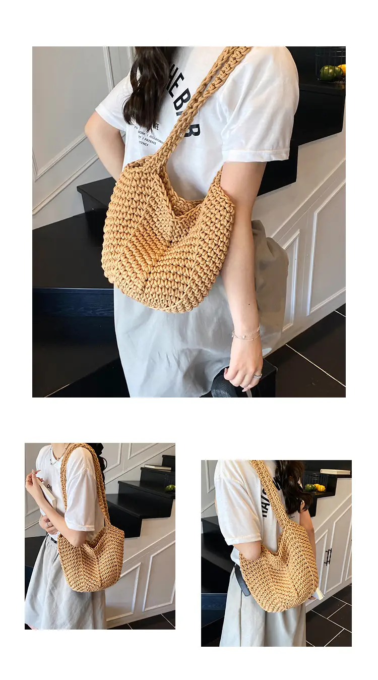 Retro Korean Tote Bag Women 2025 Summer Casual Shoulder Bag — feature 10
