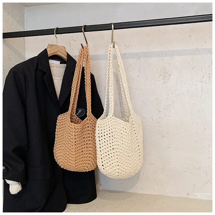 Retro Korean Tote Bag Women 2025 Summer Casual Shoulder Bag — feature 12