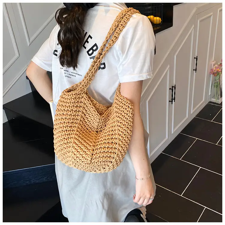 Retro Korean Tote Bag Women 2025 Summer Casual Shoulder Bag — feature 24