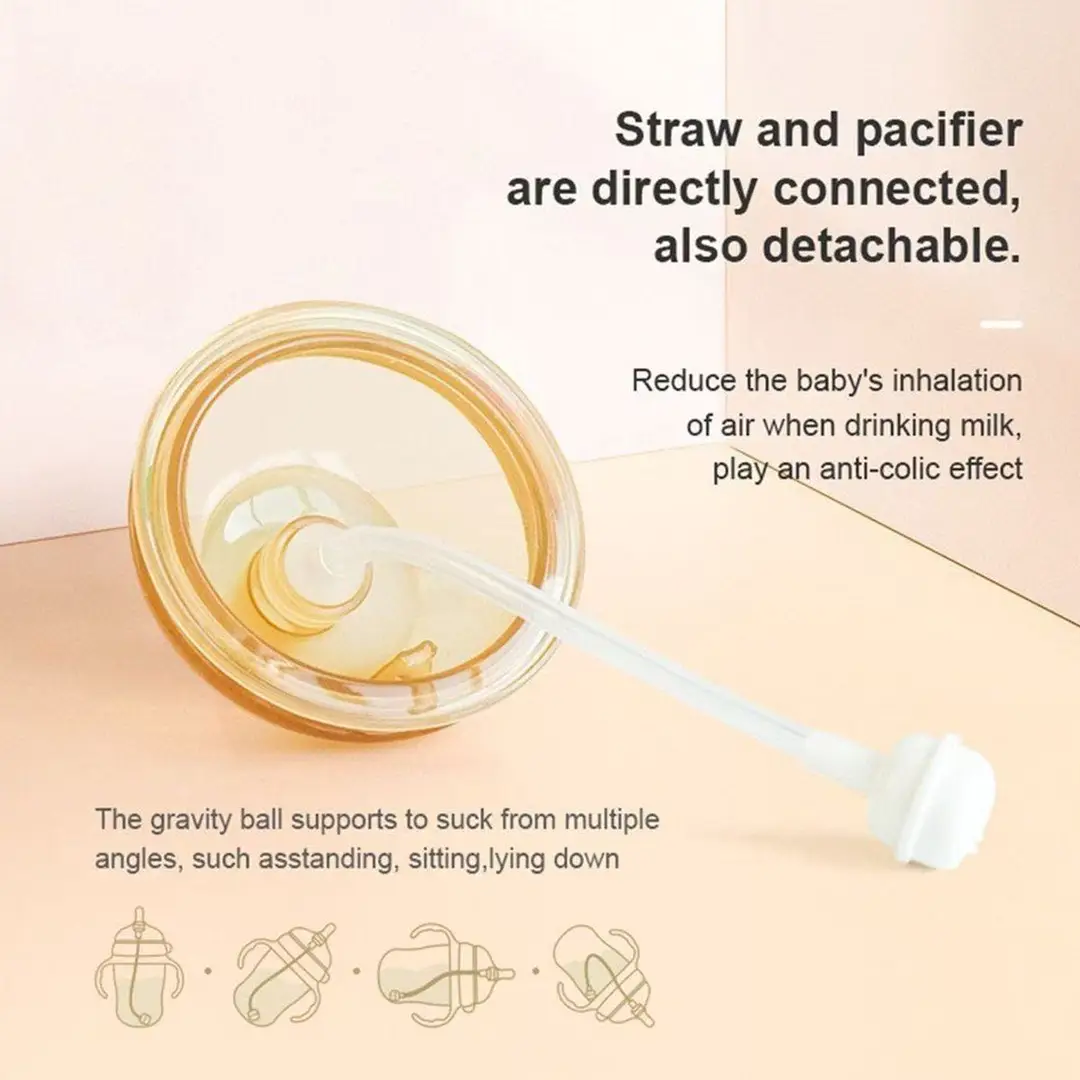 Cross-Border Baby Silicone Bottle Baby Bottle Liquid Silicone Imitation Breast Milk Real-Feel Baby Bottle — feature 5