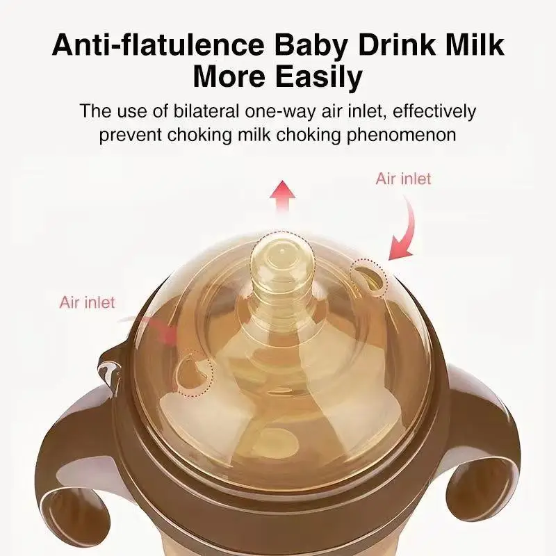 Cross-Border Baby Silicone Bottle Baby Bottle Liquid Silicone Imitation Breast Milk Real-Feel Baby Bottle — feature 7