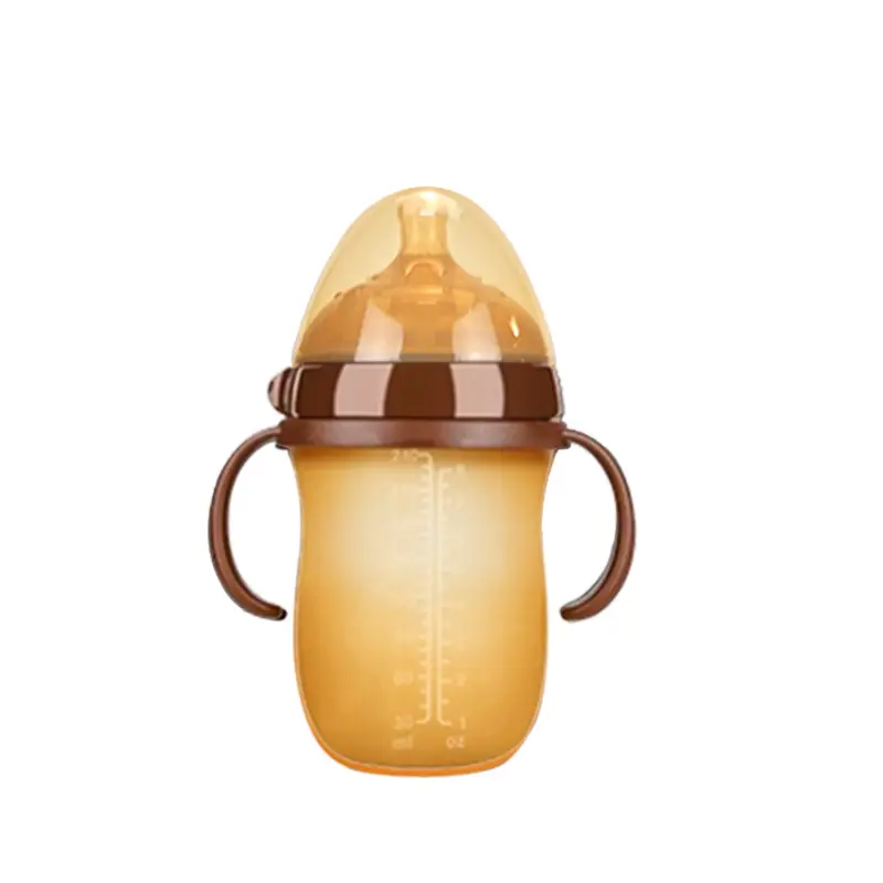 Cross-Border Baby Silicone Bottle Baby Bottle Liquid Silicone Imitation Breast Milk Real-Feel Baby Bottle