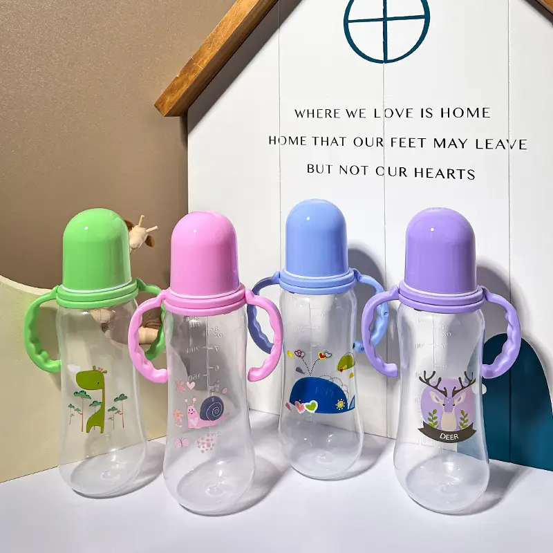 Factory Direct Sales Baby Pp Bottle Anti-Fall 0-1 to 3 Years Old Newborn Imitation Breast Milk Silicone Pacifier Baby Drinking Cup
