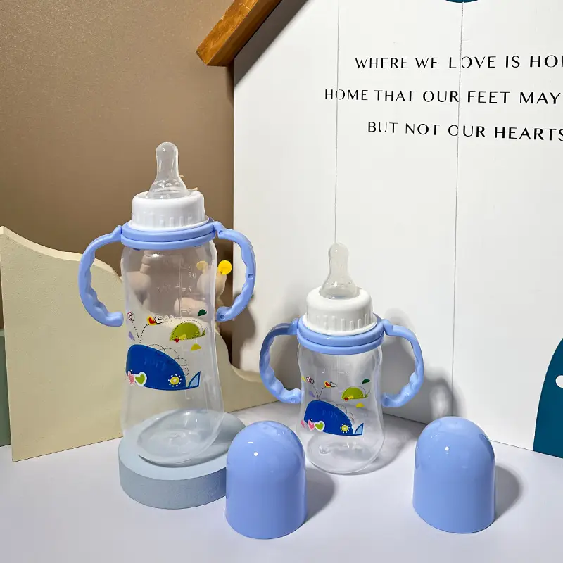 Factory Direct Sales Baby Pp Bottle Anti-Fall 0-1 to 3 Years Old Newborn Imitation Breast Milk Silicone Pacifier Baby Drinking Cup