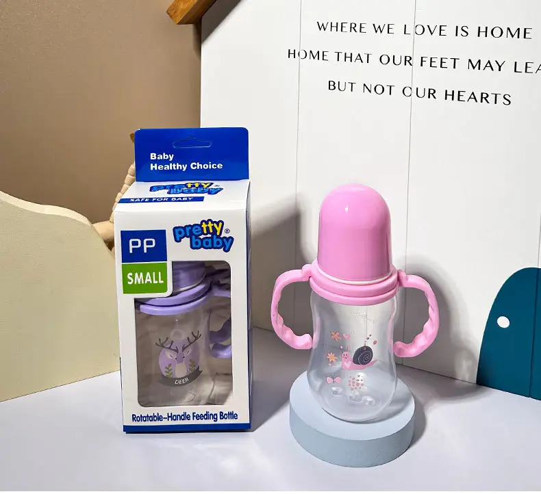 Factory Direct Sales Baby Pp Bottle Anti-Fall 0-1 to 3 Years Old Newborn Imitation Breast Milk Silicone Pacifier Baby Drinking Cup — feature 8