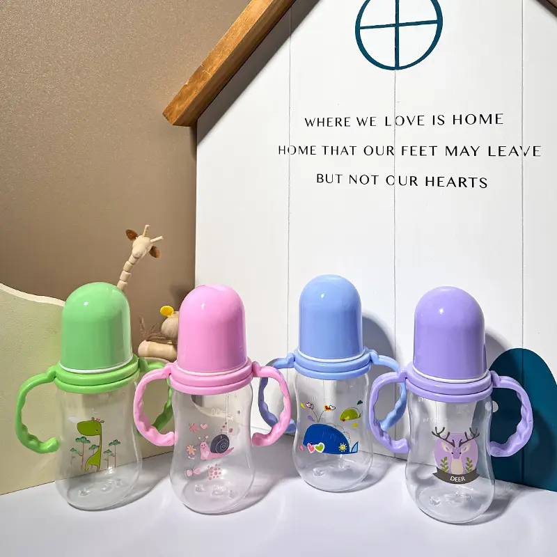 Factory Direct Sales Baby Pp Bottle Anti-Fall 0-1 to 3 Years Old Newborn Imitation Breast Milk Silicone Pacifier Baby Drinking Cup