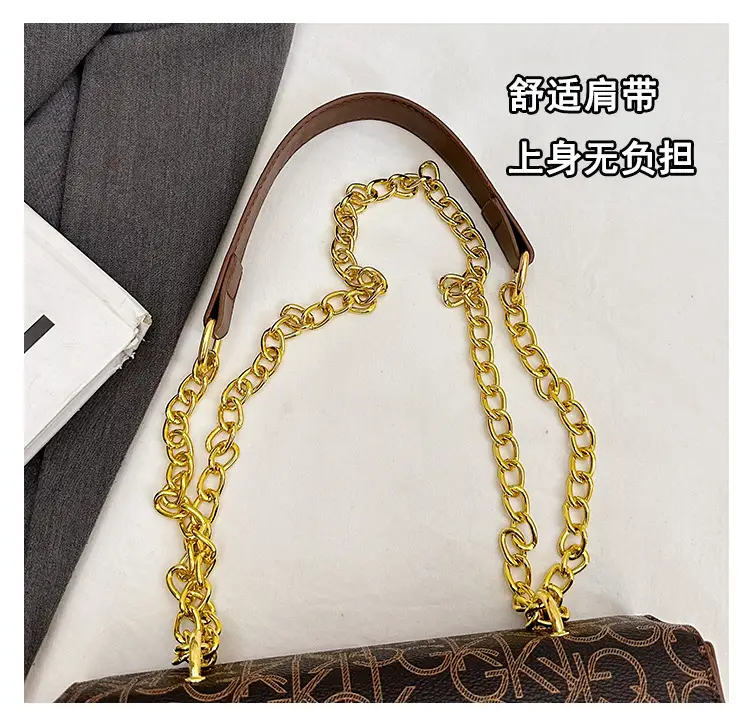 Korean Style Women's Crossbody Bag White Grey Chain — feature 4