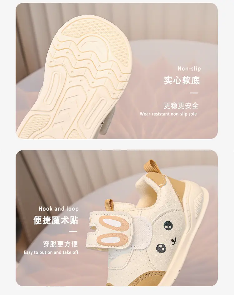 Baby Mesh Flats 2025 Summer New Soft Rubber Sole Anti-Collision Toddler Shoes for Men and Women Baby Fashion Casual Shoes — feature 7