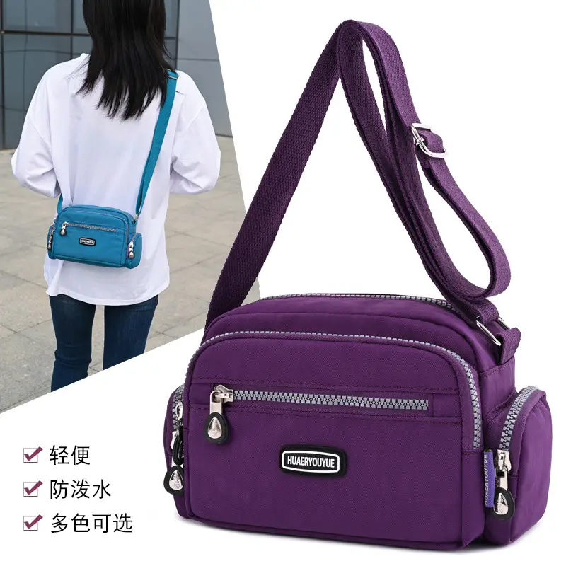 Purple Waterproof Crossbody Bag for Women - Image 10