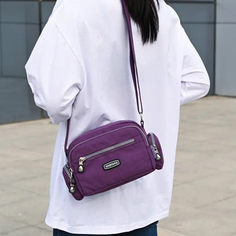 Purple Waterproof Crossbody Bag for Women - Image 13