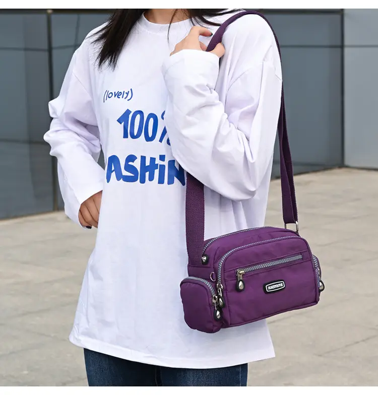 Purple Waterproof Crossbody Bag for Women — feature 15
