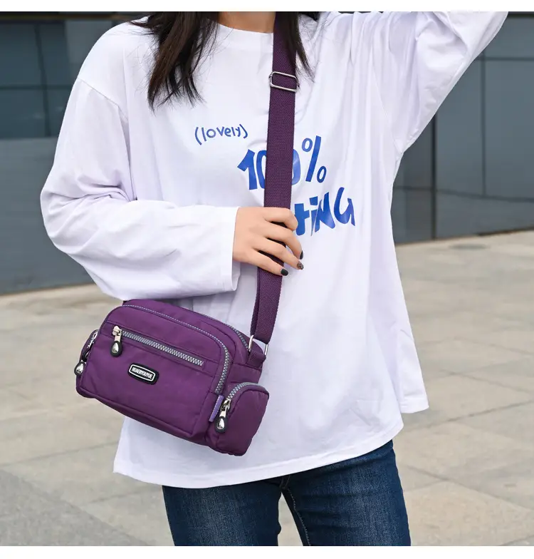 Purple Waterproof Crossbody Bag for Women — feature 16