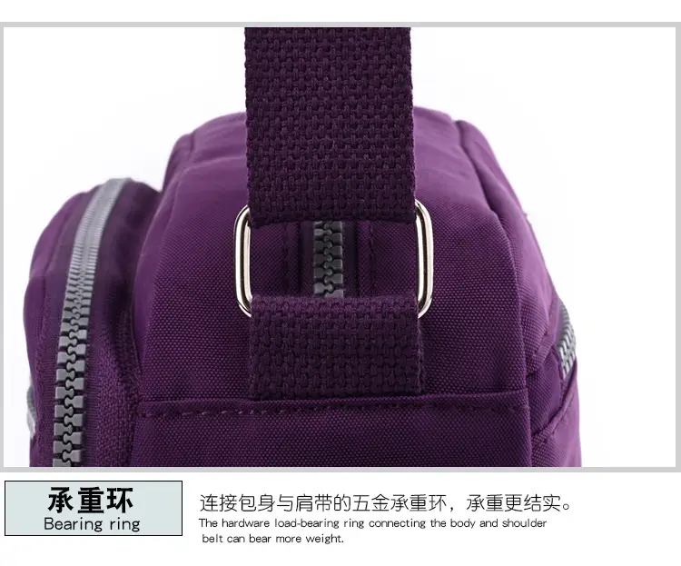 Purple Waterproof Crossbody Bag for Women — feature 26