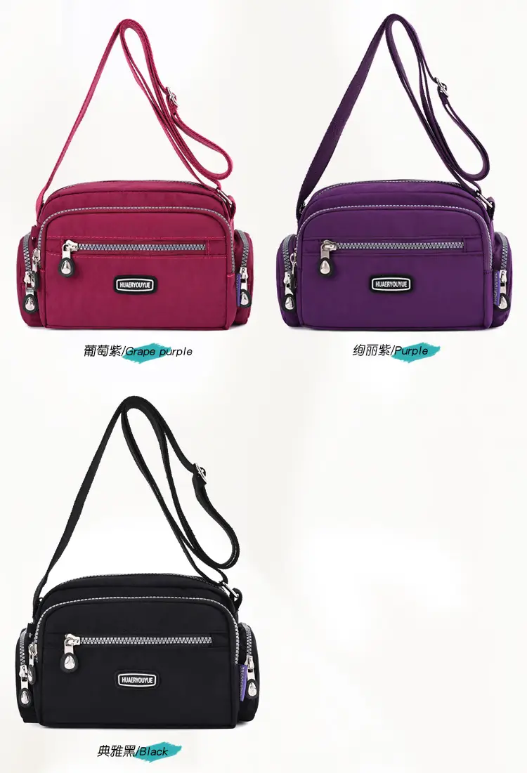 Purple Waterproof Crossbody Bag for Women — feature 4