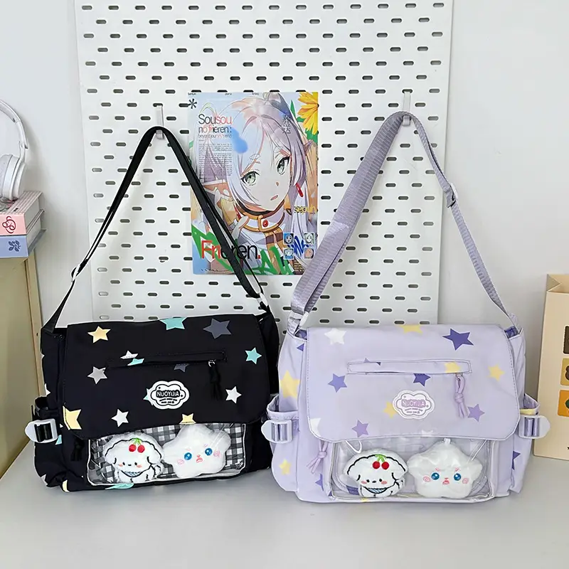 Japanese Style Cute Canvas Shoulder Bag for Women - Image 7
