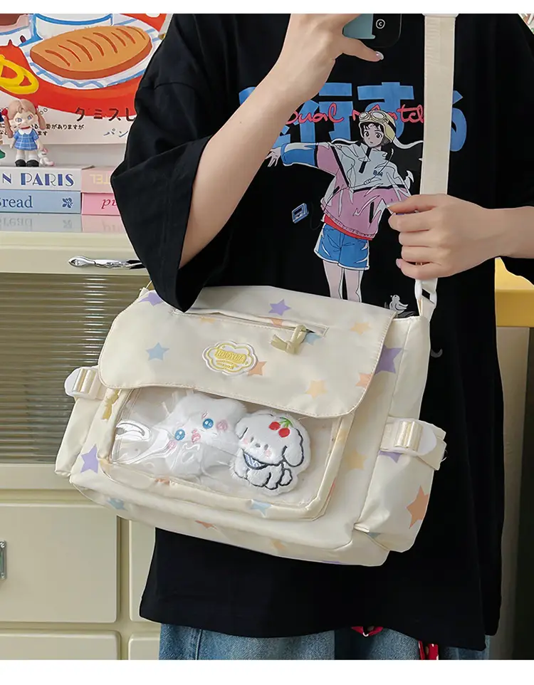 Japanese Style Cute Canvas Shoulder Bag for Women — feature 11