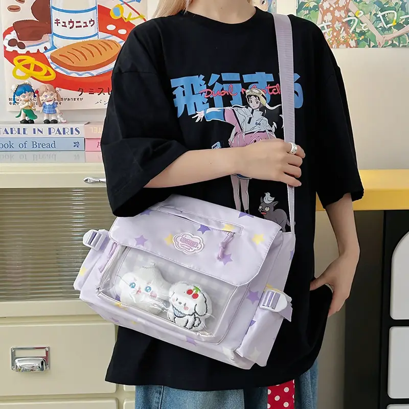 Japanese Style Cute Canvas Shoulder Bag for Women — feature 13