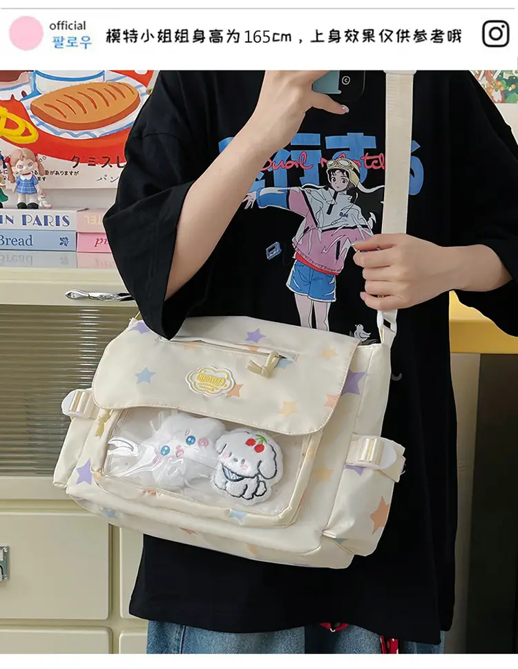 Japanese Style Cute Canvas Shoulder Bag for Women — feature 17