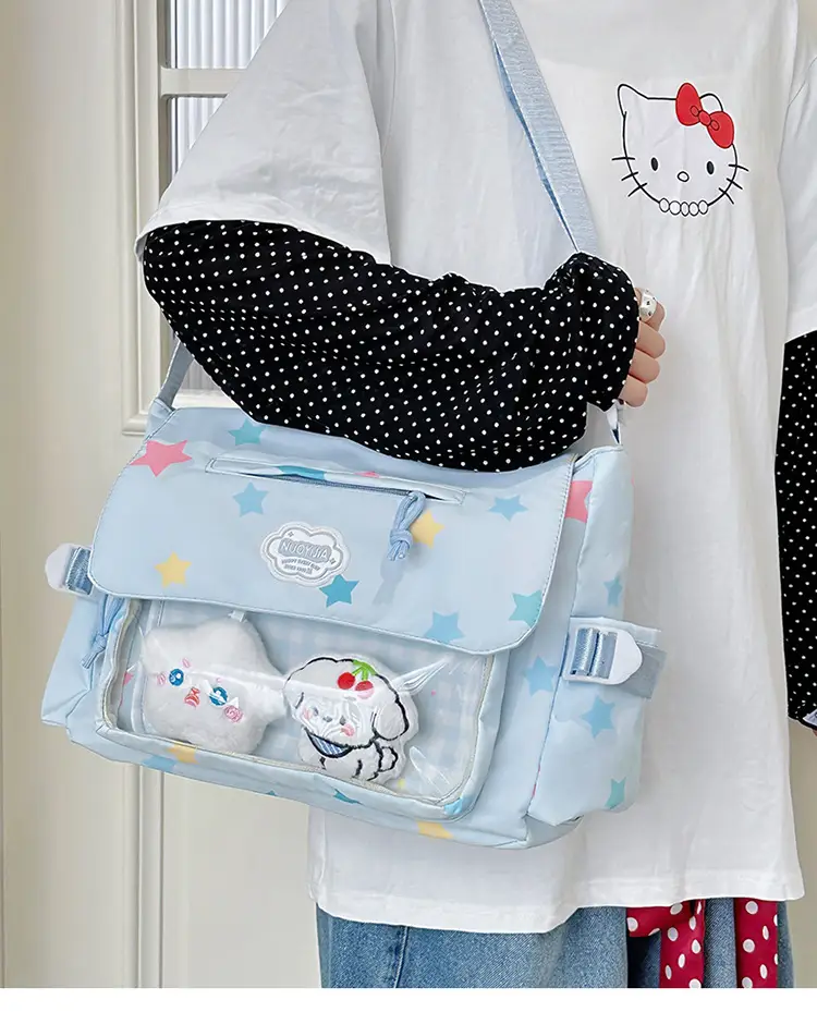 Japanese Style Cute Canvas Shoulder Bag for Women — feature 20