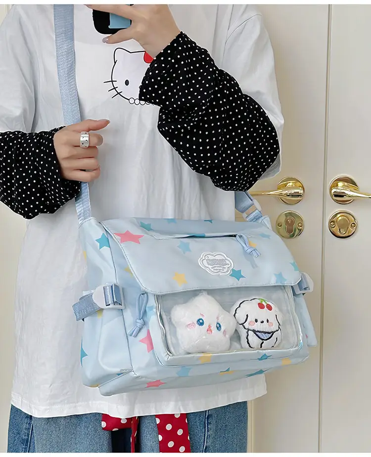 Japanese Style Cute Canvas Shoulder Bag for Women — feature 22