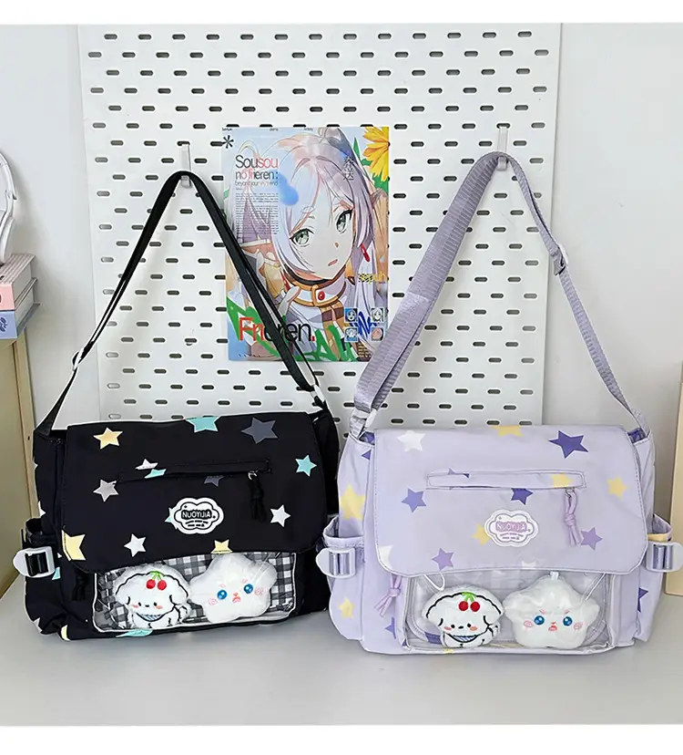 Japanese Style Cute Canvas Shoulder Bag for Women — feature 23