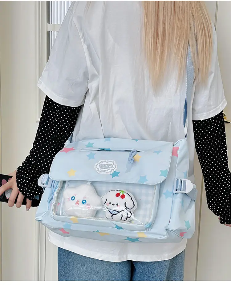 Japanese Style Cute Canvas Shoulder Bag for Women — feature 25