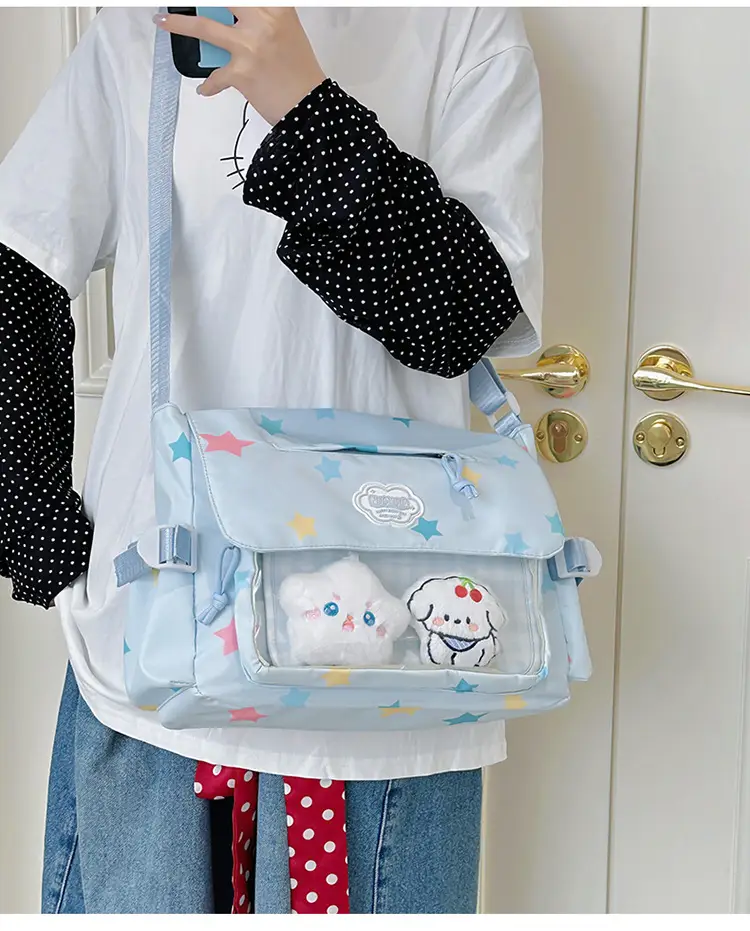 Japanese Style Cute Canvas Shoulder Bag for Women — feature 26
