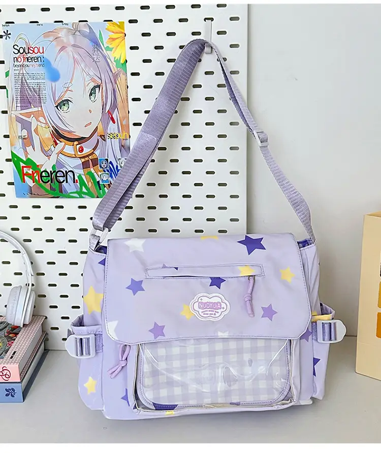 Japanese Style Cute Canvas Shoulder Bag for Women — feature 29