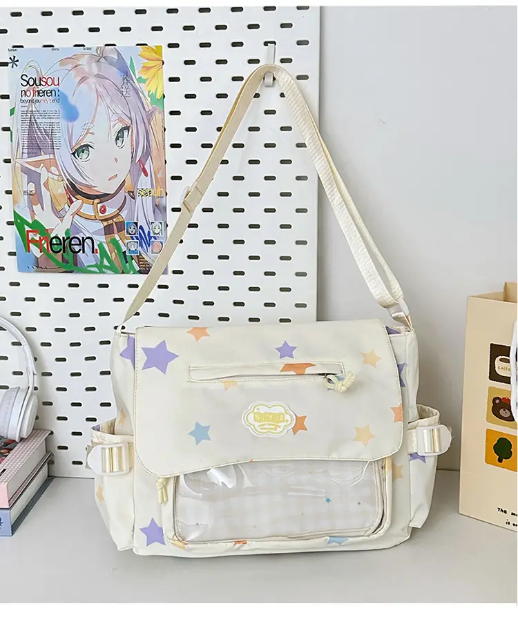 Japanese Style Cute Canvas Shoulder Bag for Women — feature 30