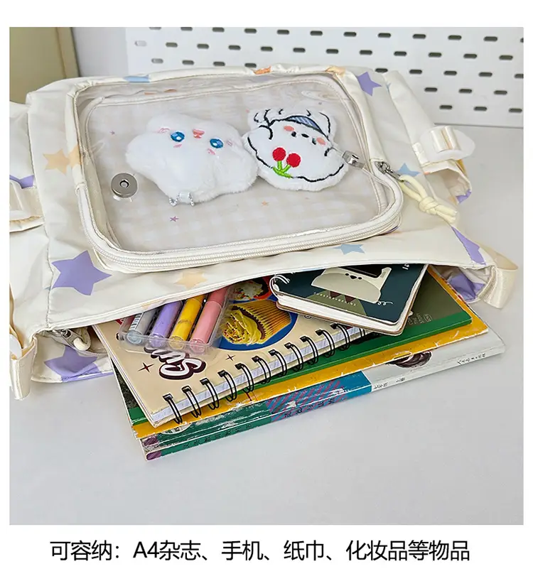 Japanese Style Cute Canvas Shoulder Bag for Women — feature 32