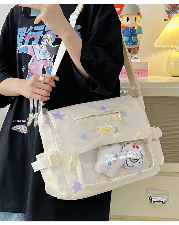 Japanese Style Cute Canvas Shoulder Bag for Women — feature 4