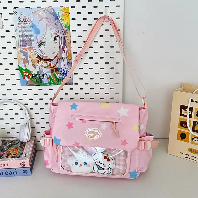 Japanese Style Cute Canvas Shoulder Bag for Women — feature 45