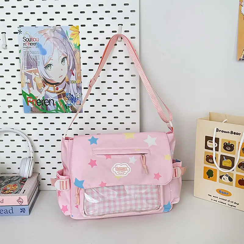 Japanese Style Cute Canvas Shoulder Bag for Women — feature 46