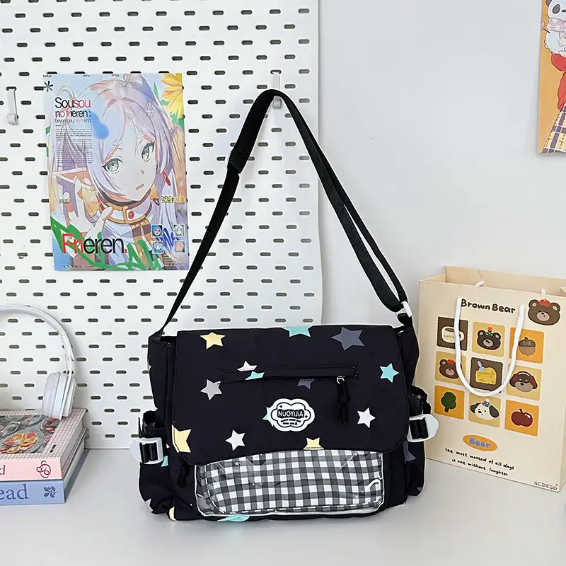 Japanese Style Cute Canvas Shoulder Bag for Women — feature 47